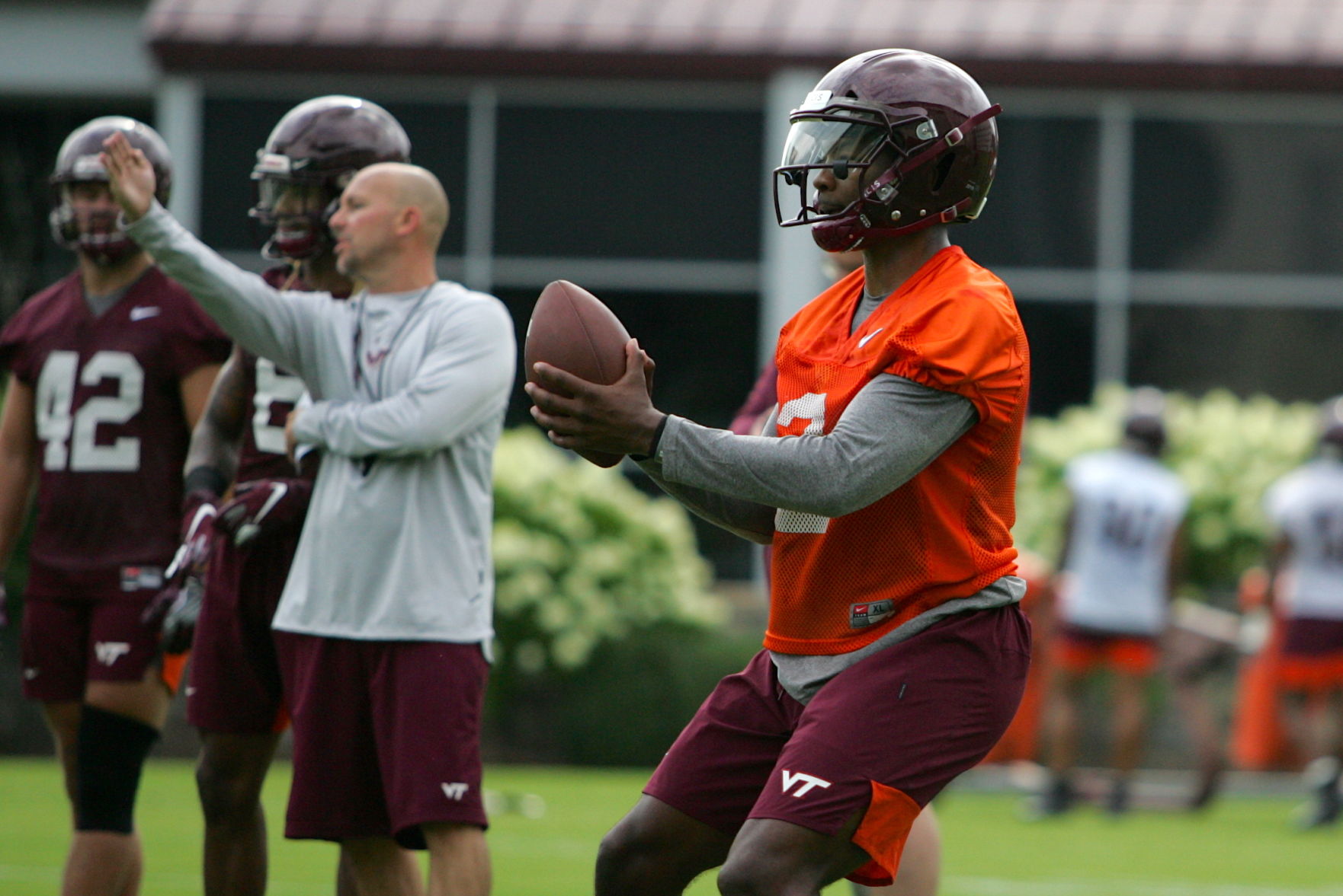 Virginia Tech quarterback Hendon Hooker
